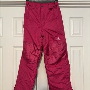 Kids' Magenta Snow Pants